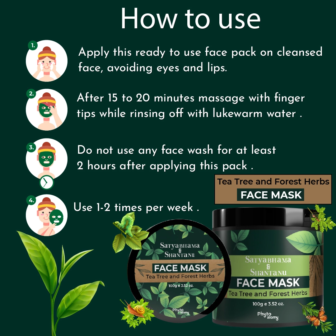 RBV B2B Tea Tree and Forest Herbs Face Mask (100g)-24 Pcs.